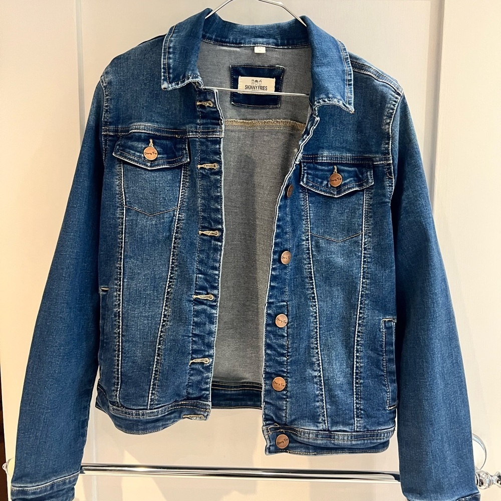 Women's Blue Denim Jacket - Classic Jean Jacket